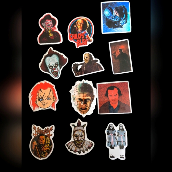 Horror Movie Stickers NEW - Picture 1 of 2
